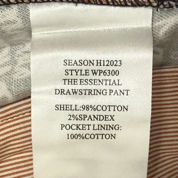 WILDFANG "Essential" Drawstring Black And White Graphic Pants, NWT! Size XL - Picture 7 of 8